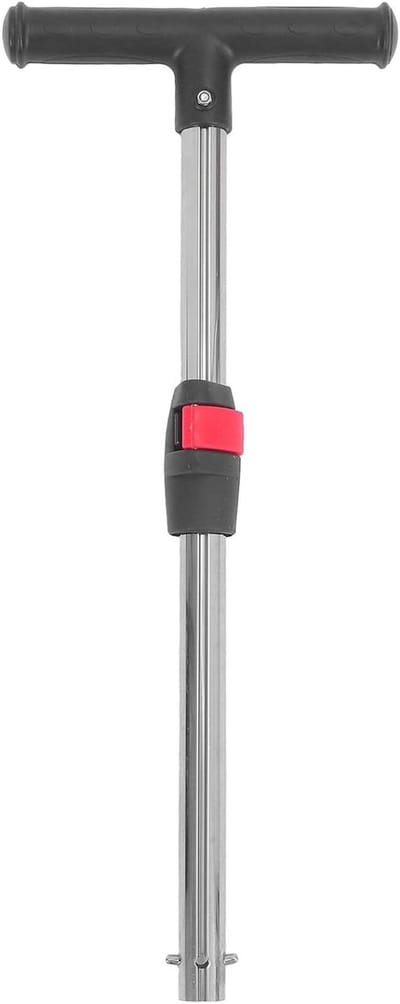 Universele Duwstangverlenger - Bolderwagen Accessoire - Kinderwagen Comfort - Snelontgrendelingsmechanisme - 53 cm - Zwart