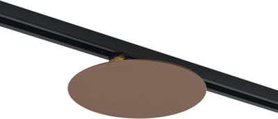 QAZQA pulley - Moderne Spot railsysteem verlichting, railverlichting geschikt voor led - 2 lichts - Ø 20 cm - Brons - Woonkamer | Slaapkamer | Keuken
