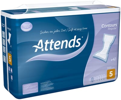 ATTENDS Contours Regular 5 - 5 pakken van 42 stuks