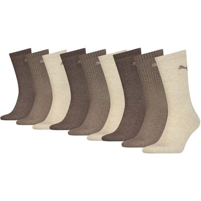 Puma Sportsokken Light Brown Melange 9-pack-35/38