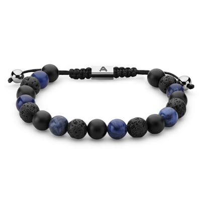 Sanatio 8 mm armabdn van Lavasteen, Sodaliet en Onyx