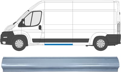 Plaatwerkdeel zijpaneel voor Citroen Jumper 2006-2025 / Links = Rechts