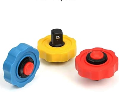 Mini Finger Ratchet Set van 3 Stuks - 1/4", 3/8" en 1/2" Omkeerbare Palm Ratelsleutel voor Krappe Ruimtes met 72 Tanden en Duimwiel