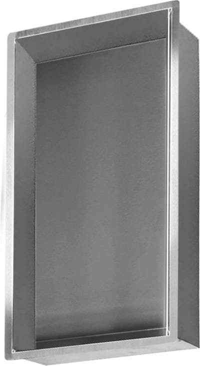 Inbouwnis RVS 30 x 60 x 7 cm - Inbouwnis badkamer - Inbouw nis - Inbouwnissen- Inbouwnis douche - Inbouwnis toilet