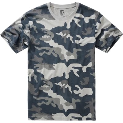 Brandit - Grey camo Heren T-shirt - 6XL - Grijs