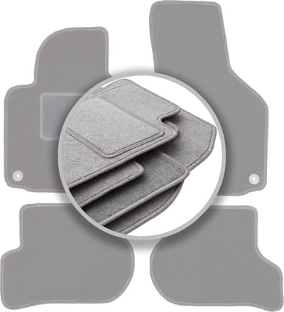 Grijze automatten voor: Volkswagen Golf VI hatchback, variant, stationwagen (2009-2013)