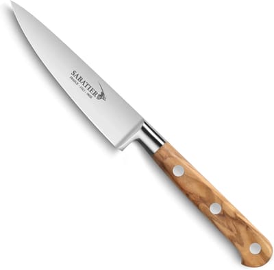 Déglon Office mes – Gesmeed lemmet – Olijfhouten heft – 10 cm – Voor precisiewerk