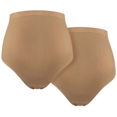 Prénatal zwangerschapsslip seamless 2 stuks - Zwangerschapskleding - Bruin - 40x60cm
