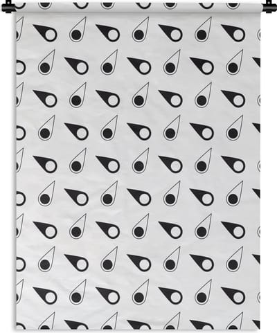Wandkleed - Wanddoek - Kompas - Patronen - Reizen - 150x200 cm - Wandtapijt