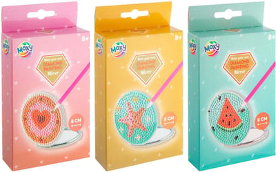 Creative Craft Group Diamond Painting Hand Mirror Decorate - 8 cm
