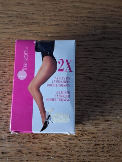 Panty 2x 2x fijner 2x mooier dubbel twijning collant 15 denier Naturel 5 pak