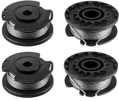 Set van 4 – Voor Bosch grasmaaiers: ART 23 SL / ART 2300 / ART 23-28 / ART 26 SL – F016800569 / F016800385 Vervangende maaidraadspoelen