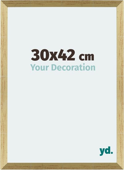Your Decoration - Fotolijst 30x42 cm - MDF - Goud Glans - Mura