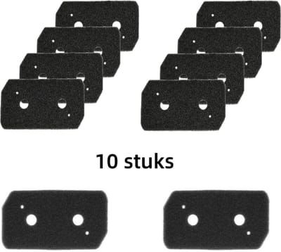 10 x Filterdroger - droger - Geschik voordroger Bosch Siemens-Spons filter- Herbruikbaar（ 228x128x20mm）
