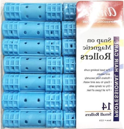 Haarrollers Set - Krulrollers - Haar Stijlen - Zelfklevend - 10 x 25 x 5 cm - Paars