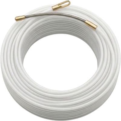Kabelintrekhulp 30m - Geleidingsveer intrekspiraal - Kabels trekken leidingen - Zeer flexibele veer - 4mm diameter