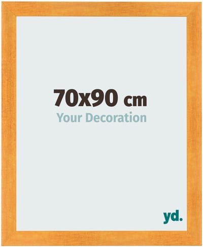 Your Decoration - Fotolijst 70x90 cm - MDF - Oranje - Pisa