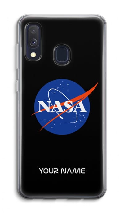 Gepersonaliseerd - Case Company® - Hoesje geschikt voor Samsung Galaxy A40 hoesje - NASA - Soft Cover Telefoonhoesje - Bescherming aan alle Kanten en Schermrand