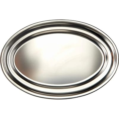 Roestvrijstalen ovale schaal Lacor 18/10 - 40 cm