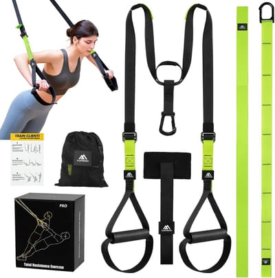 Sling-trainerset voor Thuis - Verstelbare Oefenbanden met Veringstrainer voor Binnen en Buiten Fitness