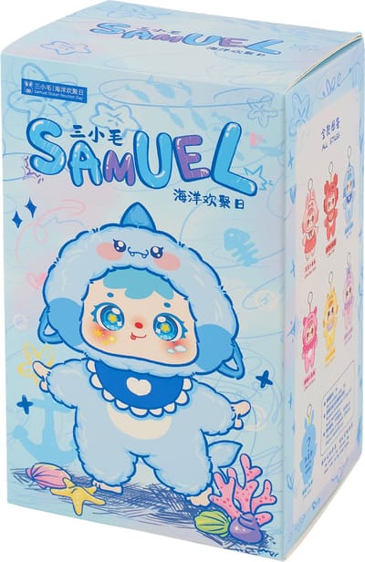 Samuel Ocean Gathering Blindbox – Limited Edition Oceaan Thema Collectible Verrassingsfiguur – 6 Unieke Ontwerpen + 1 Superzeldzame Variant – Schattige Mini Figuren – Verzamelen, Cadeau & Decoratie voor Kinderen en Volwassenen