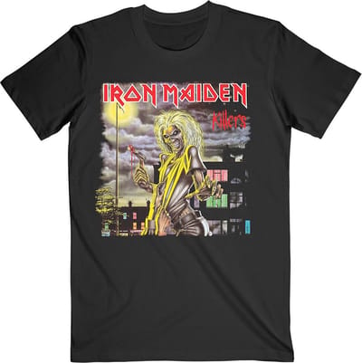 Iron Maiden - Killers V.2. Album Track List Heren T-shirt - S - Zwart