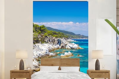 Behang - Fotobehang Zee - Zomer - Tropisch - Breedte 195 cm x hoogte 300 cm