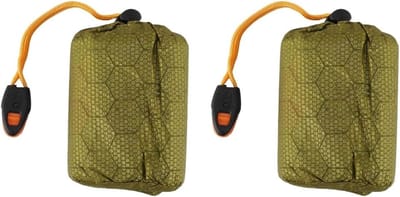 Noodslaapzak Bivakzak - Survival deken - Buitenactiviteiten - 90% Warmtebehoud - 2 x 200x90 cm - Groen