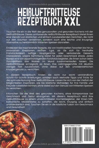 Receptenboek Airfryer - Gezond Koken - Lekker Eten - Veel Kleurenfoto's - 115 Pagina's - Niet Van Toepassing