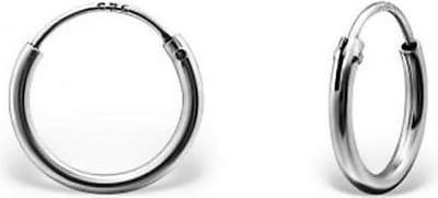 Zilveren Oorringen - Ronde Buis - Oorbellen Zilver - Ø16mm