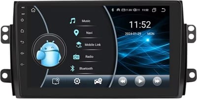 Autoradio met bluetooth - Carplay - Voor Suzuki SX4 (2006-2013) - Geschikt voor Apple en Android - Stereo - Navigatie - Navigatiesysteem auto - 2GB 32GB