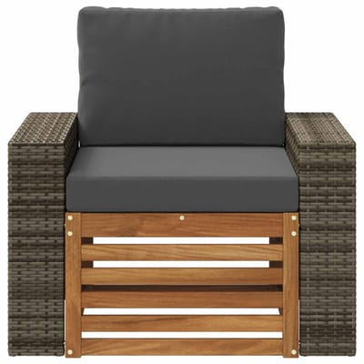 vidaXL - Buiten - Midden - Sofa - Naturel