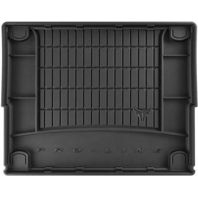 Premium Rubberen Kofferbakmat met Organizer Functie - Geschikt voor PEUGEOT 3008 I (2009-2016) - Bovenste Laadvloer - Hoogwaardig TPE - Geurloos - Zwart