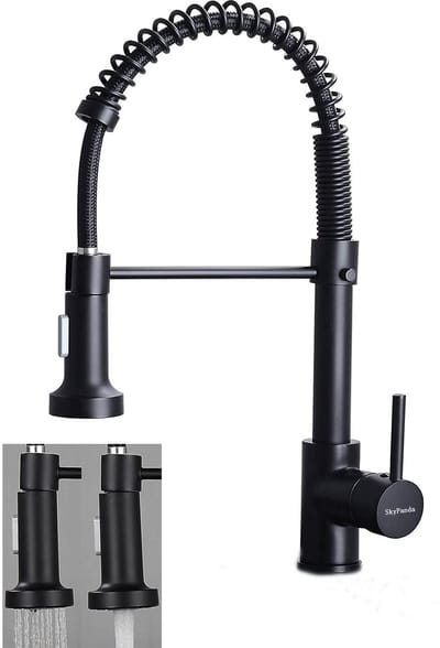 Dailygoods - Keukenkraan met uittrekbare sproeier - Duurzaam volledige koper constructie
