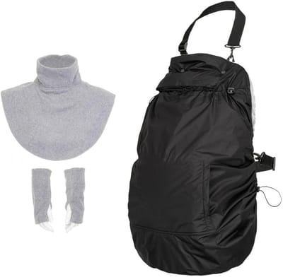 Universele Draaghoes - Baby Beschermhoes - Baby Warm Houden - 3-in-1 Set - 3-25 kg - Steen