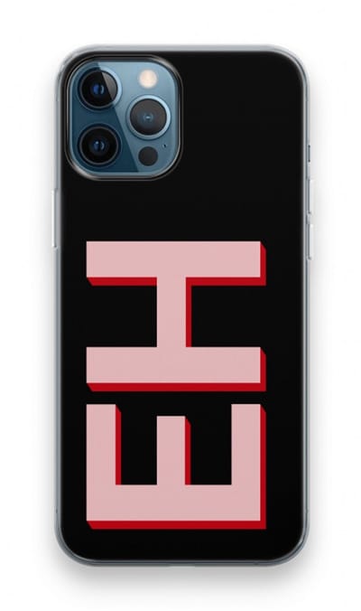 Gepersonaliseerd - Case Company® - Hoesje geschikt voor iPhone 12 Pro hoesje - Monogram - Soft Cover Telefoonhoesje - Bescherming aan alle Kanten en Schermrand