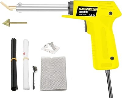 Plastic Lasapparaat - Reparatieset - Kunststof Repareren - Verstelbaar Vermogen - 30-100W - Grijs