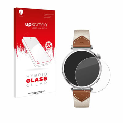 upscreen - Screenprotector voor Huawei Watch GT 5 (41 mm) - Folie Beschermfolie Beschermglas transparant