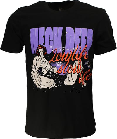 Neck Deep Lowlife Couple T-Shirt - Officiële Merchandise - L