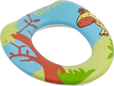 WC-bril voor kinderen - Kinder wc-verkleiner - Zindelijkheidstraining - Universele pasvorm - 29 x 28 cm - Giraffen