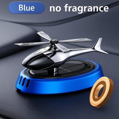 Zonne-energie Auto Luchtverfrisser – Helikopter Design, Roterende Aromadiffuser