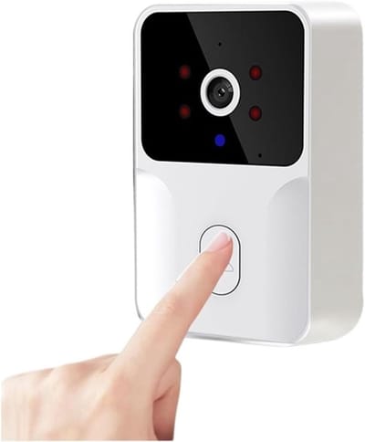 Slimme Deurbelcamera - Draadloze Camera - Huisbeveiliging - Tweeweg Communicatie - HD Resolutie - Wit