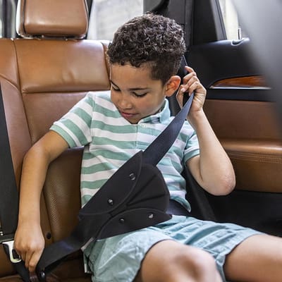 Allecto - Kinderautostoel - Veiligheidsgordelversteller - Comfortabel