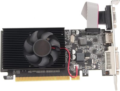 Krachtige Gaming Grafische Kaart met 1GB DDR3 Geheugen, Stille Koeling, Ondersteuning voor VGA, DVI en HDMI, PCI Express 2.0 X16 voor Desktop Gebruik
