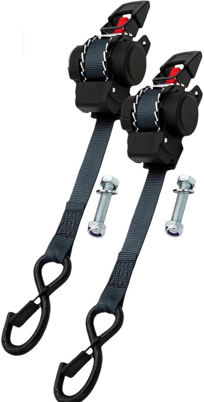 Handgreep riemen - Spanbanden - Veilig transport - Automatisch oprolbaar - 3 meter - Zwart
