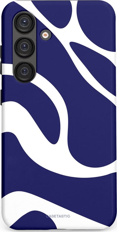 Casetastic Hoesje Geschikt voor Samsung S25 - Stijlvolle Beschermende Duo-layer Case - Zeebries Golven