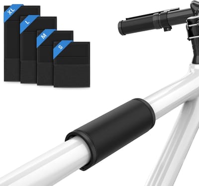 Framebeschermer Fiets - Fiets Framebeschermer - Set van 4 - E-Bike Accessoires - Fiets Framebeschermer - Voor Carbon Fiber Framebeschermer - Neopreen Fiets Framebeschermer - Vervangende Kettingsteunbeschermer - Zwart