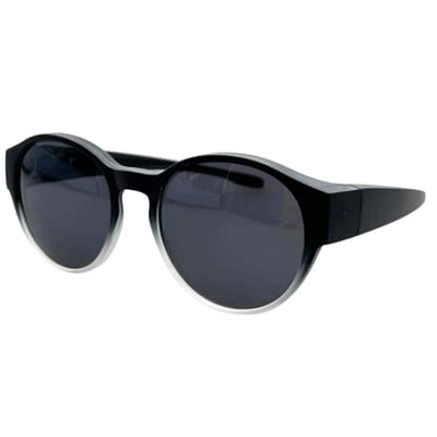 Overzet zonnebril dames - Overzetzonnebrillen - Polarized - Ontspiegelde glazen - Mat zwart montuur - klein montuur - Inclusief beschermhoesje