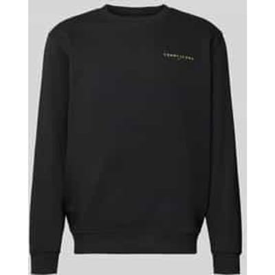 Regular Fit sweatshirt met kleine logo-opschrift