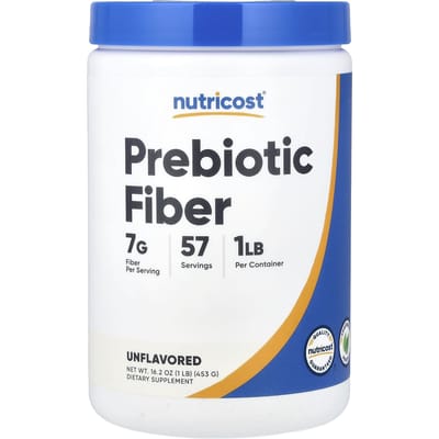 Nutricost, Prebiotische Vezels, Zonder Smaak, 453g (16,2 oz)